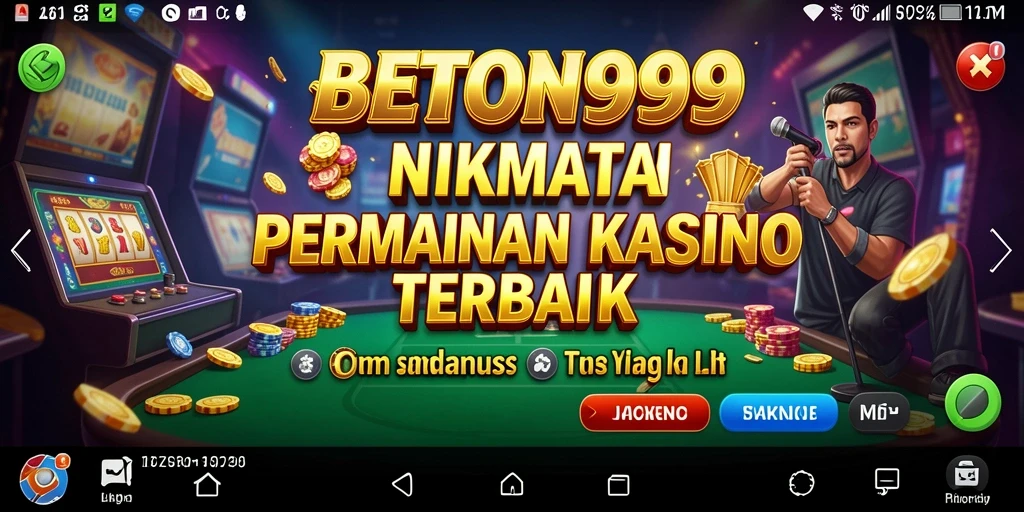Tampilan gameplay Kasino yang menarik dan mendebarkan di BETON999.