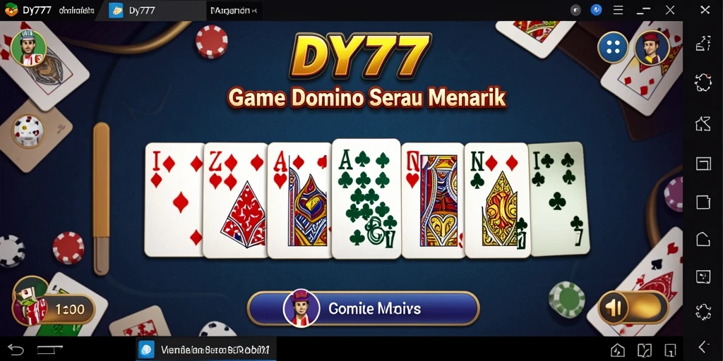 Screenshot gameplay DY777 menampilkan pengalaman seru bermain Domino.