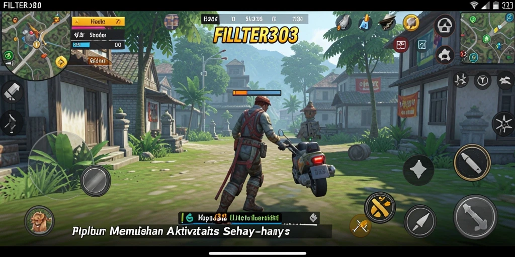 Tampilan utama FILTER303 dengan fitur pengingat yang intuitif.