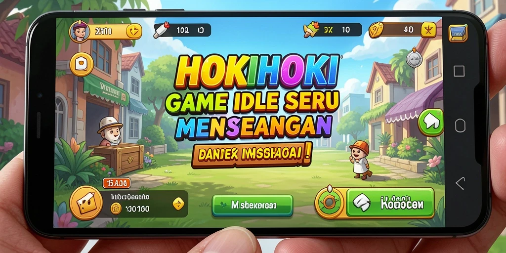 Screenshot HOKIHOKI menampilkan gameplay yang santai dan interaktif.