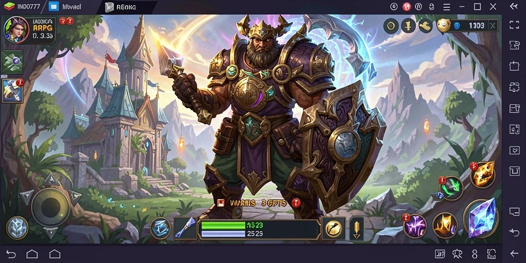 Tampilan gameplay ARPG yang menakjubkan dan mendebarkan.