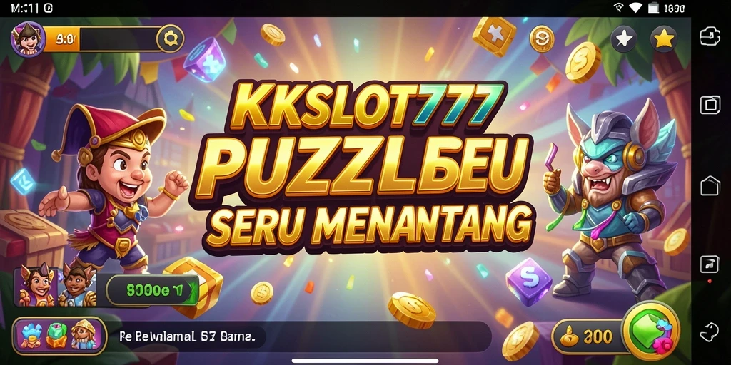 Tampilan menarik dari gameplay KKSLOT777 yang menantang.