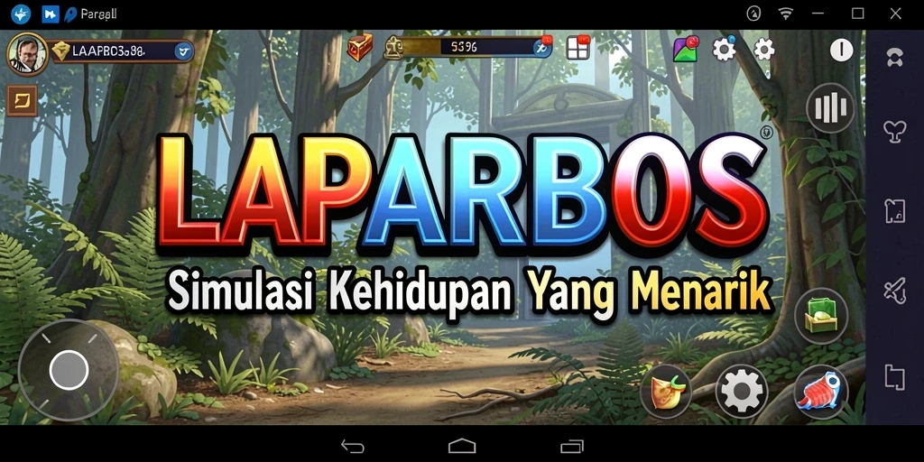 Tampilan gameplay LAPARBOS yang imersif dan menakjubkan.