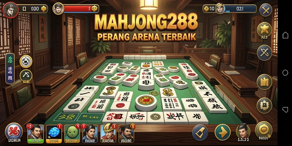 Gameplay MAHJONG288 menampilkan aksi pertarungan yang mendebarkan.