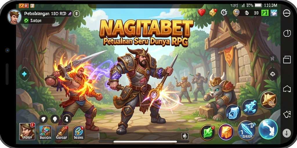 Tangkapan layar dari gameplay epik di NAGITABET menunjukkan aksi pertempuran yang seru.