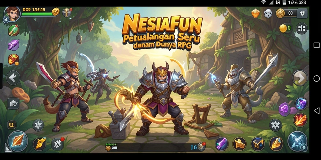 Tampilan gameplay <strong>NESIAFUN</strong> yang seru dan penuh tindakan.