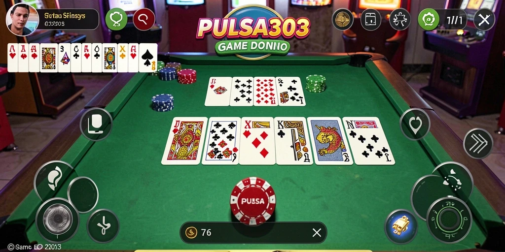 Gameplay menarik dari PULSA303 saat pemain bersaing dalam Domino.
