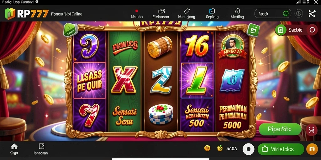 Tampilan menarik dari gameplay Slot RP777 yang mengasyikkan.