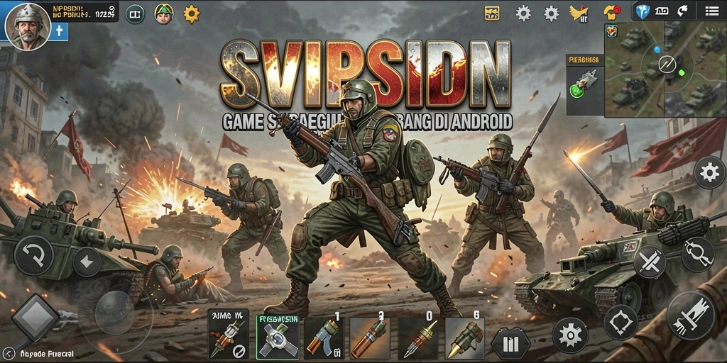 Tampilan menarik dari gameplay SLG SVIPSIDN yang menantang.