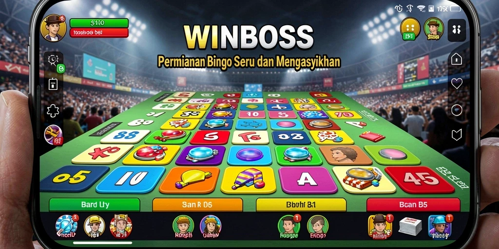 Screenshot gameplay Bingo di WINBOSS yang seru dan kompetitif.